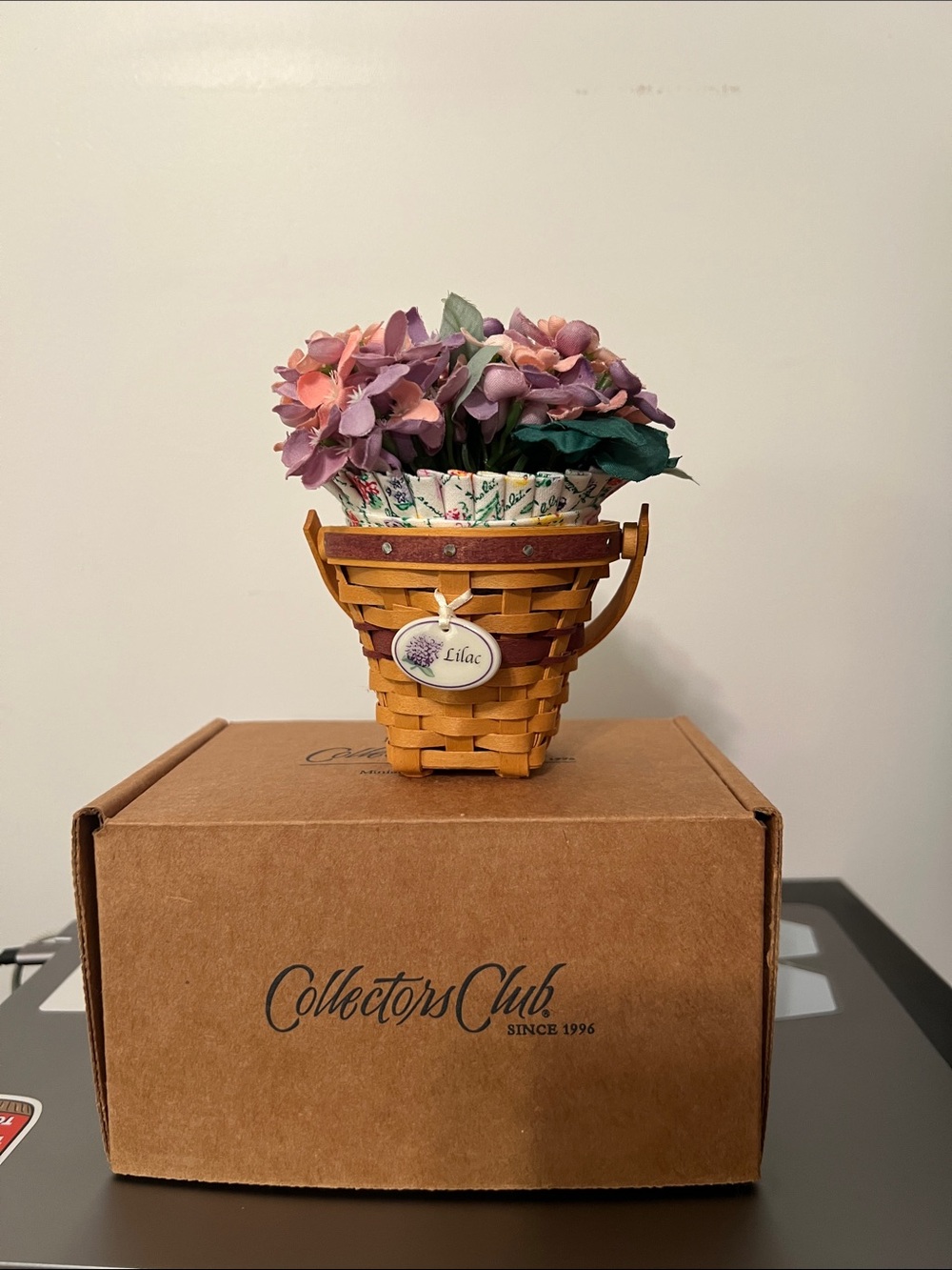 Miniature May Series Lilac Longaberger Basket